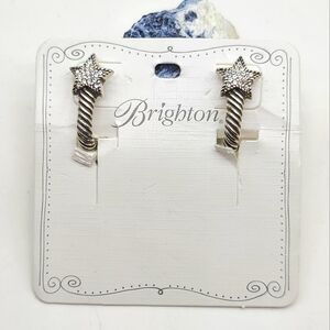 $54 NWTS! Brighton "Shooting Star" Leverbacks w Inset Swarovski Crystals 💎❤️
